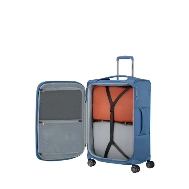 New Samsonite Re-Lite Spinner 67/24 Exp capri blue