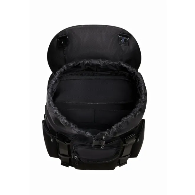 Outlet Samsonite Relyon Backpack M 15.6" + Flap black