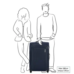 New Samsonite Respark Spinner 82 Expandable midnight blue