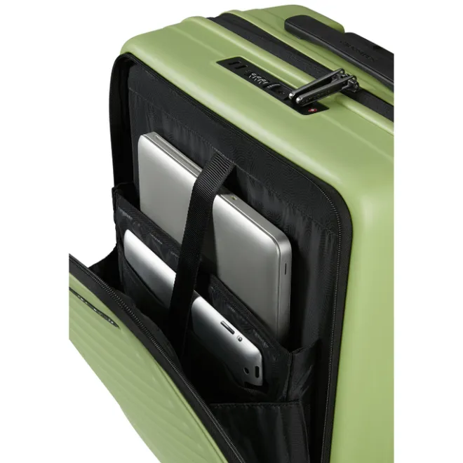 Discount Samsonite Restackd Spinner 55/20 Expandable Easy Access wasabi
