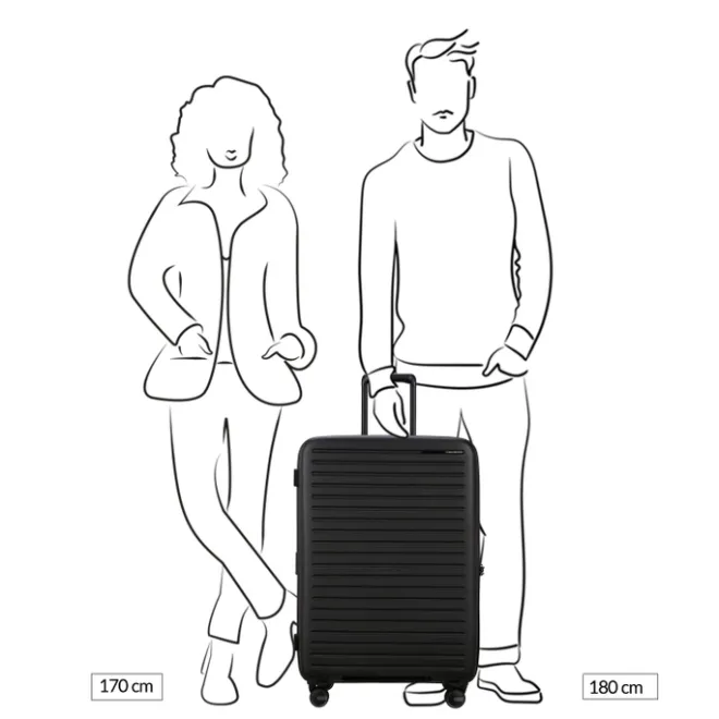 Sale Samsonite Restackd Spinner 75 EXP black
