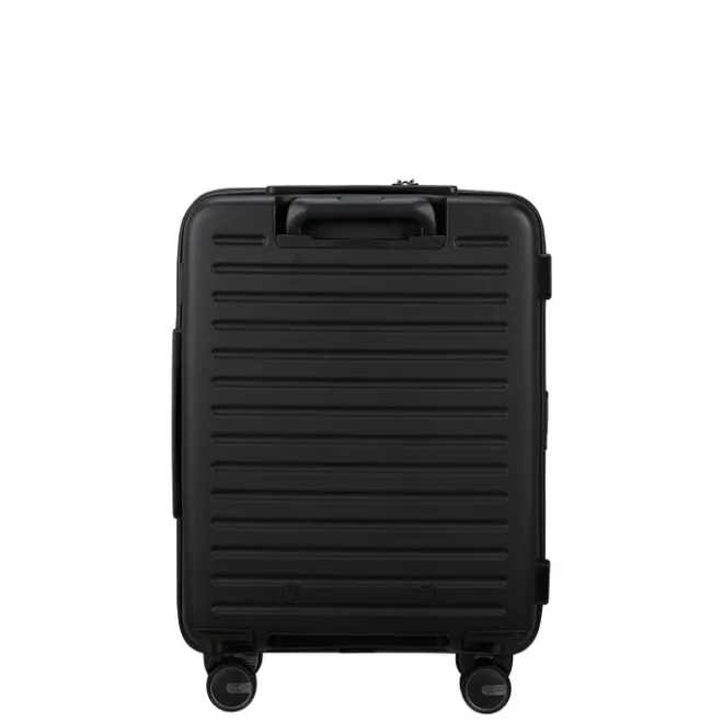 Clearance Samsonite Restackd Spinner 55 EXP Easy Acces black
