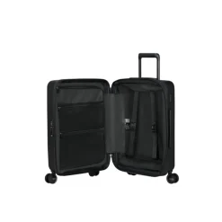 Clearance Samsonite Restackd Spinner 55 EXP Easy Acces black