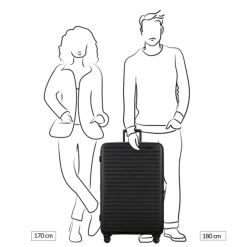 Clearance Samsonite Restackd Spinner 81 EXP black