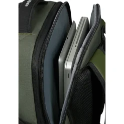 Clearance Samsonite Roadseeker Laptop Backpack L Expandable dark olive