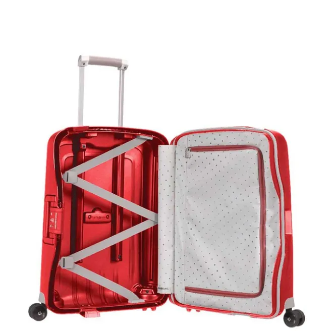 New Samsonite S'Cure Spinner 55 crimson red