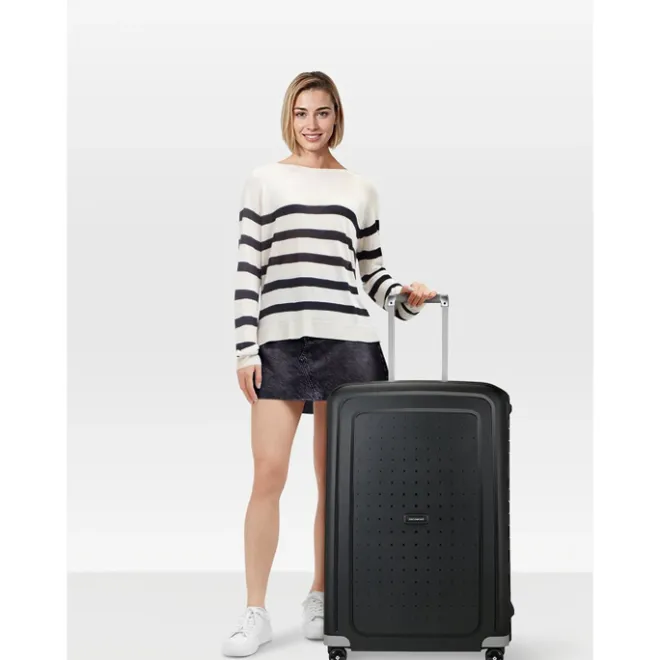 New Samsonite S'Cure Spinner 75 black