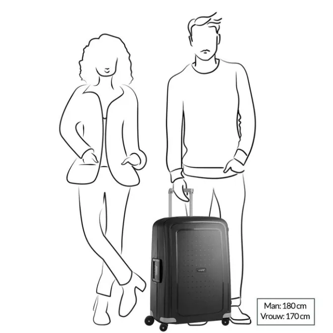 Hot Samsonite S'Cure Spinner 69 silver