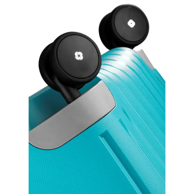 Online Samsonite S'Cure Spinner 55 + 75 Set aqua blue