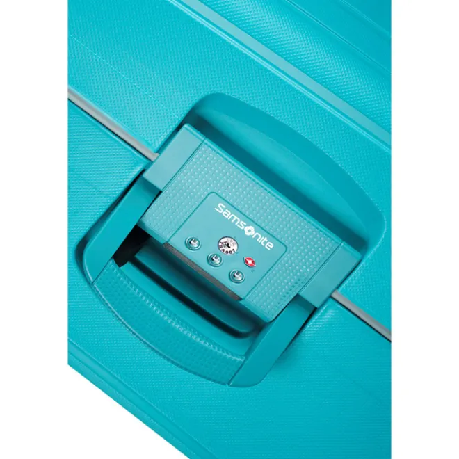 Online Samsonite S'Cure Spinner 55 + 75 Set aqua blue