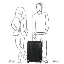 Clearance Samsonite S'Cure Spinner 69 apricot