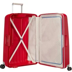Clearance Samsonite S'Cure Spinner 81 crimson red