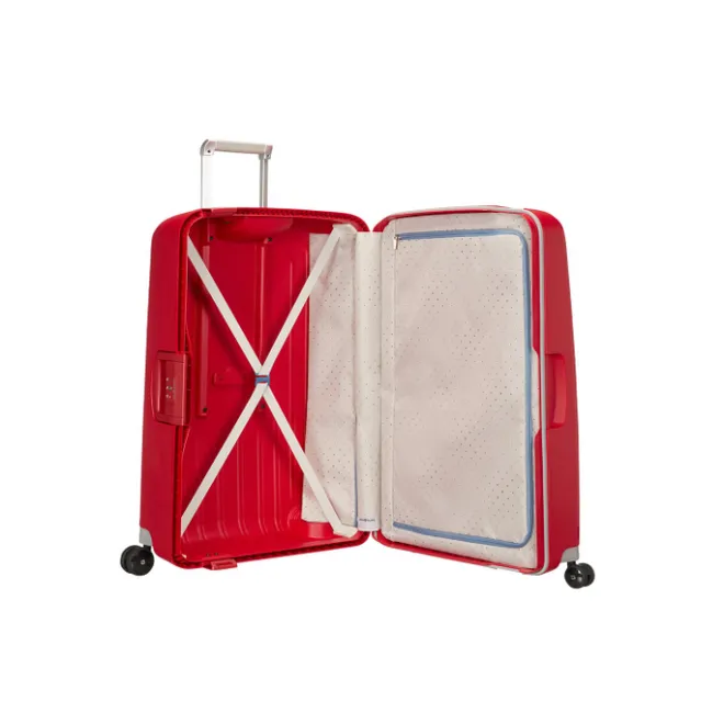 Discount Samsonite S'Cure Spinner 75 crimson red