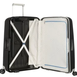 New Samsonite S'Cure Spinner 55 + 75 Set black