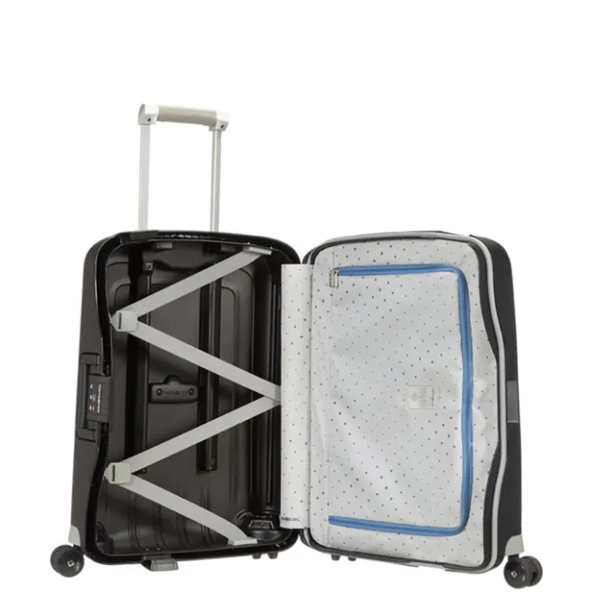 New Samsonite S'Cure Spinner 55 + 75 Set black