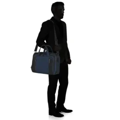 New Samsonite Spectrolite 4.0 Laptop Briefcase 15.6" Expandable blue