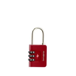 Discount Samsonite TA Revolution Combilock 3 Dial TSA red
