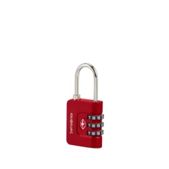 Discount Samsonite TA Revolution Combilock 3 Dial TSA red