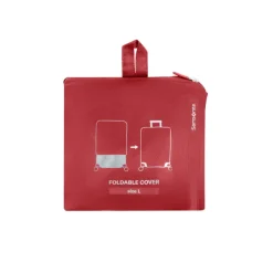 Online Samsonite TA Revolution Foldable Luggage Cover L red