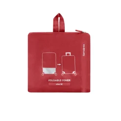 Best Samsonite TA Revolution Foldable Luggage Cover M red