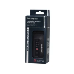 Online Samsonite TA Revolution Luggage Strap/TSA Lock black