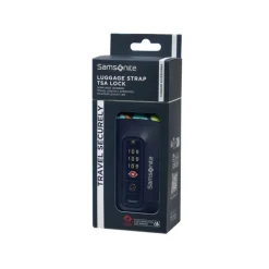 New Samsonite TA Revolution Luggage Strap/TSA Lock colorwave