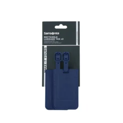 Sale Samsonite TA Revolution Rectangle Luggage Tag X2 midnight blue