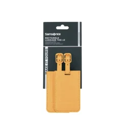 Hot Samsonite TA Revolution Rectangle Luggage Tag X2 yellow