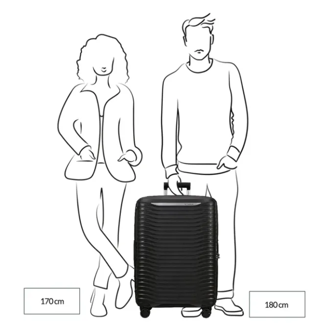 Clearance Samsonite Upscape Spinner 75 Exp cloud white