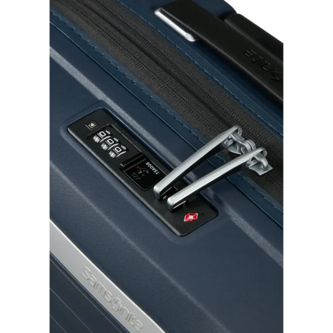 Clearance Samsonite Upscape Spinner 45/16 Expandable Underseater blue nights