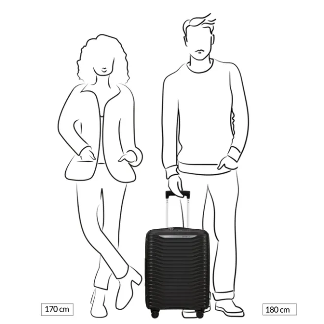 Best Samsonite Upscape Spinner 55 Exp cloud white