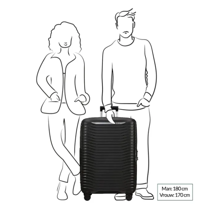 Samsonite Upscape Spinner 81 Expandable blue nights