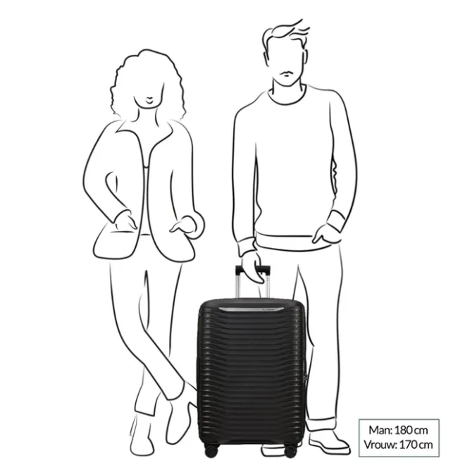Samsonite Upscape Spinner 68 Exp cloud white