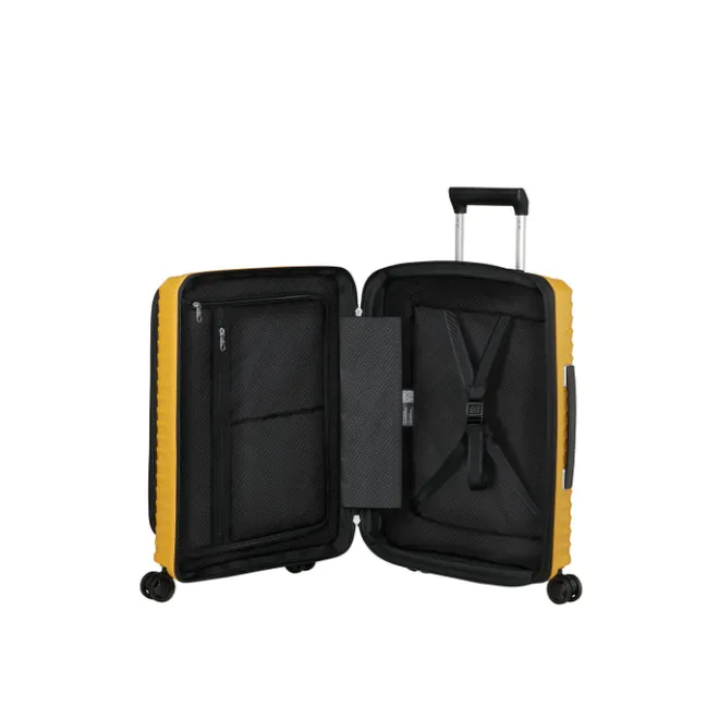 Clearance Samsonite Upscape Spinner 55 Exp Easy Access yellow