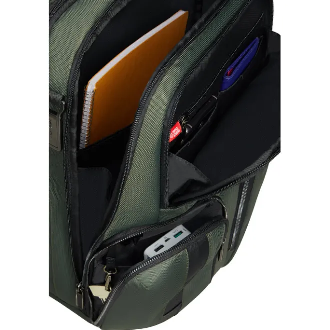 Sale Samsonite Urban-Eye Backpack 15.6" 2 Pockets green