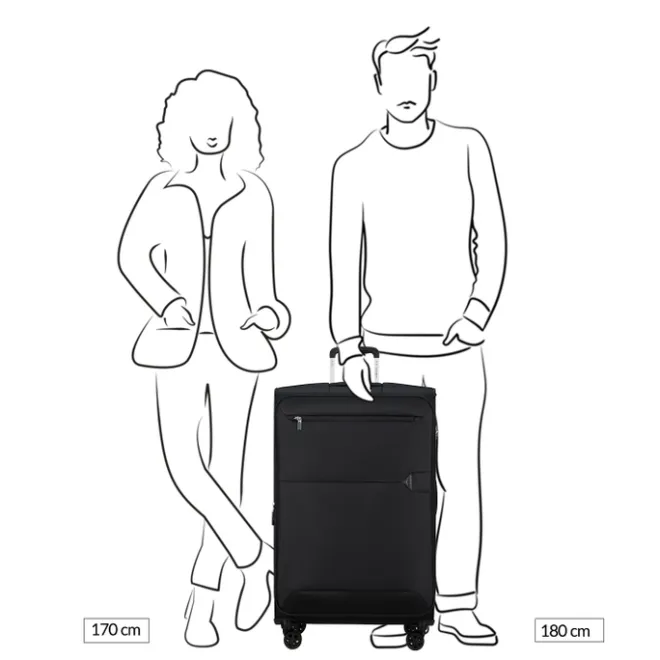 Sale Samsonite Urbify Spinner 78 Exp navy blue