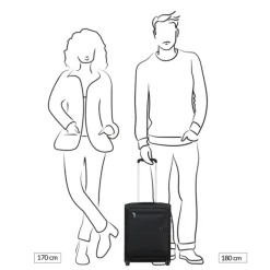 Clearance Samsonite Urbify Upright 45 Underseater black