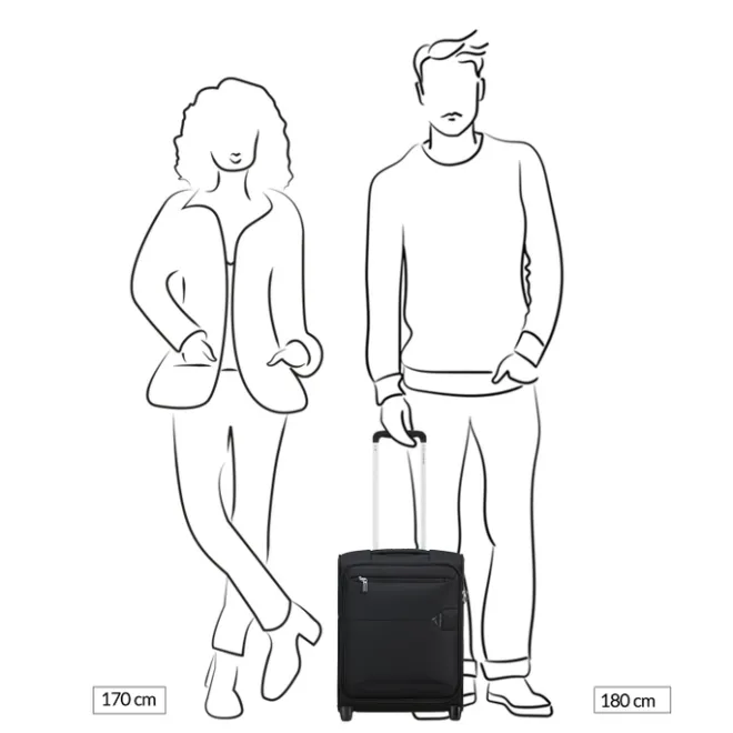 Outlet Samsonite Urbify Upright 45 Underseater navy blue