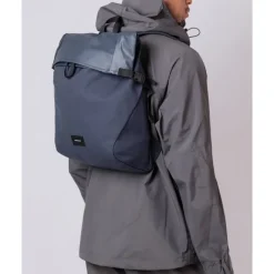 Clearance Sandqvist Alfred Backpack navy with black webbing