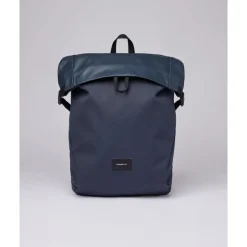 Clearance Sandqvist Alfred Backpack navy with black webbing