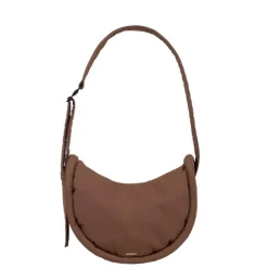 New Sandqvist Curve Crossbody Round S dark taupe