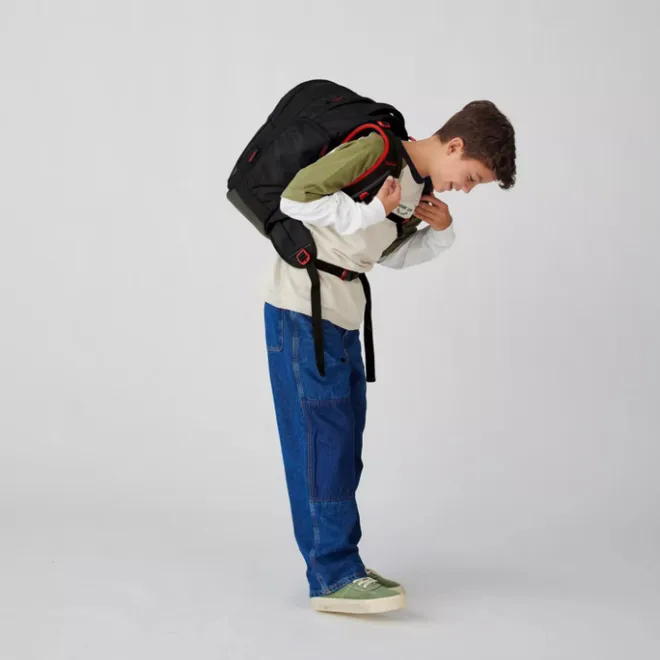 Clearance Satch Match School Backpack fire phantom