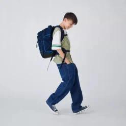 Hot Satch Match School Backpack blue tech