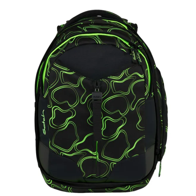 Discount Satch Match School Backpack green supreme