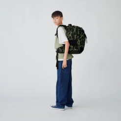Discount Satch Match School Backpack green supreme