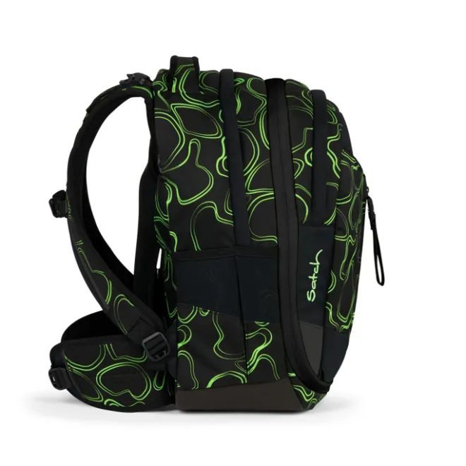 Discount Satch Match School Backpack green supreme