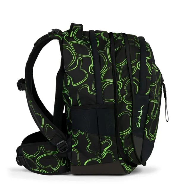 Discount Satch Match School Backpack green supreme