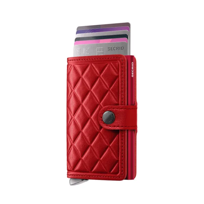 Online Secrid Miniwallet Emboss Diamond red