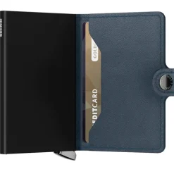 Clearance Secrid Miniwallet Emboss Lines teal