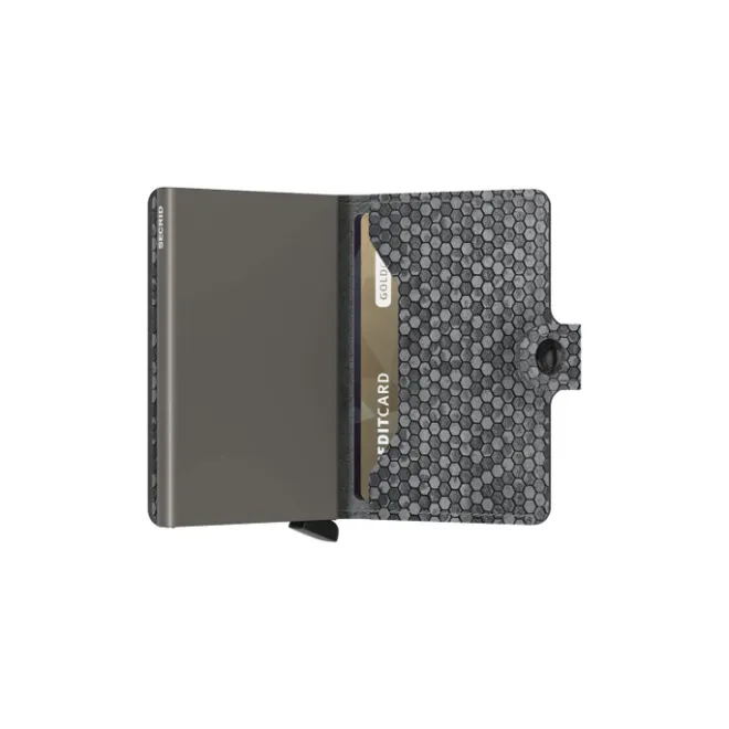 Hot Secrid Miniwallet Hexagon grey